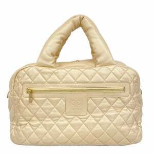 CHANEL Gold Leather Tote Bag